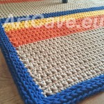 crochet cotton rope rug for sale dublin 