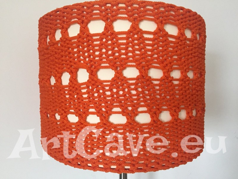 ikea lampshade knitted cover